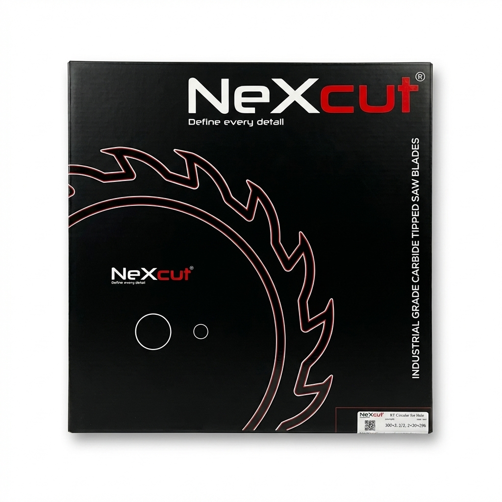 NexCut circular saw blade packaging